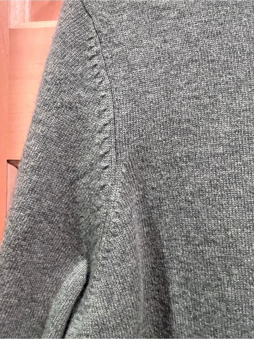 Patrick Michael Womens Sage Green 100% Cashmere Turtleneck Sweater Knit Luxury L